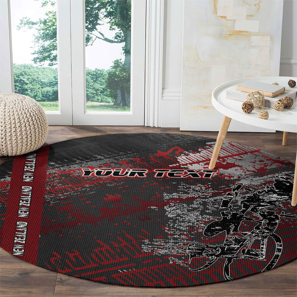 Personalised Cycling New Zealand Round Carpet Aotearoa Pride Sportswear