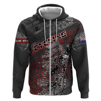 Personalised Cycling New Zealand Zip Hoodie Aotearoa Pride Sportswear