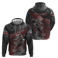 Personalised Cycling New Zealand Zip Hoodie Aotearoa Pride Sportswear