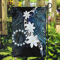 Cook Islands Maori Language Week Garden Flag Tiare Maori Kuki Airani Blue Pattern