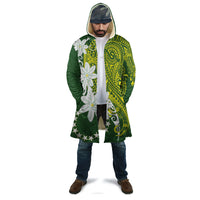 Cook Islands Maori Language Week Cloak Tiare Maori Kuki Airani Green Pattern