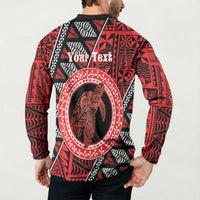 Personalised Tonga Language Week Button Sweatshirt Heilala Turtle Malo E Lelei