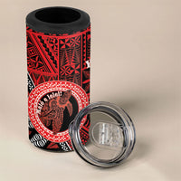 Personalised Tonga Language Week 4 in 1 Can Cooler Tumbler Heilala Turtle Malo E Lelei