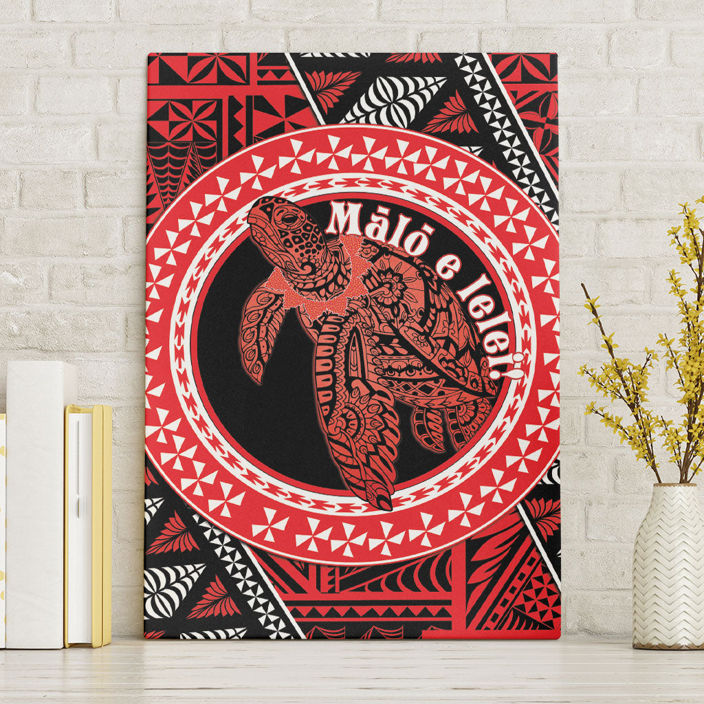 Tonga Language Week Canvas Wall Art Heilala Turtle Malo E Lelei