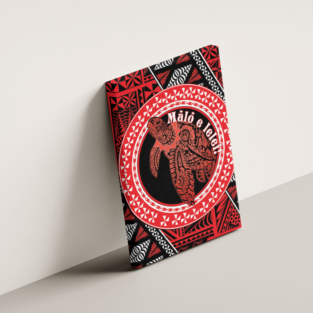 Tonga Language Week Canvas Wall Art Heilala Turtle Malo E Lelei