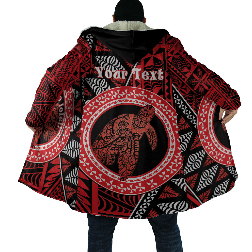 Personalised Tonga Language Week Cloak Heilala Turtle Malo E Lelei
