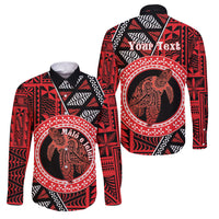 Personalised Tonga Language Week Family Matching Short Sleeve Bodycon Dress and Hawaiian Shirt Heilala Turtle Malo E Lelei