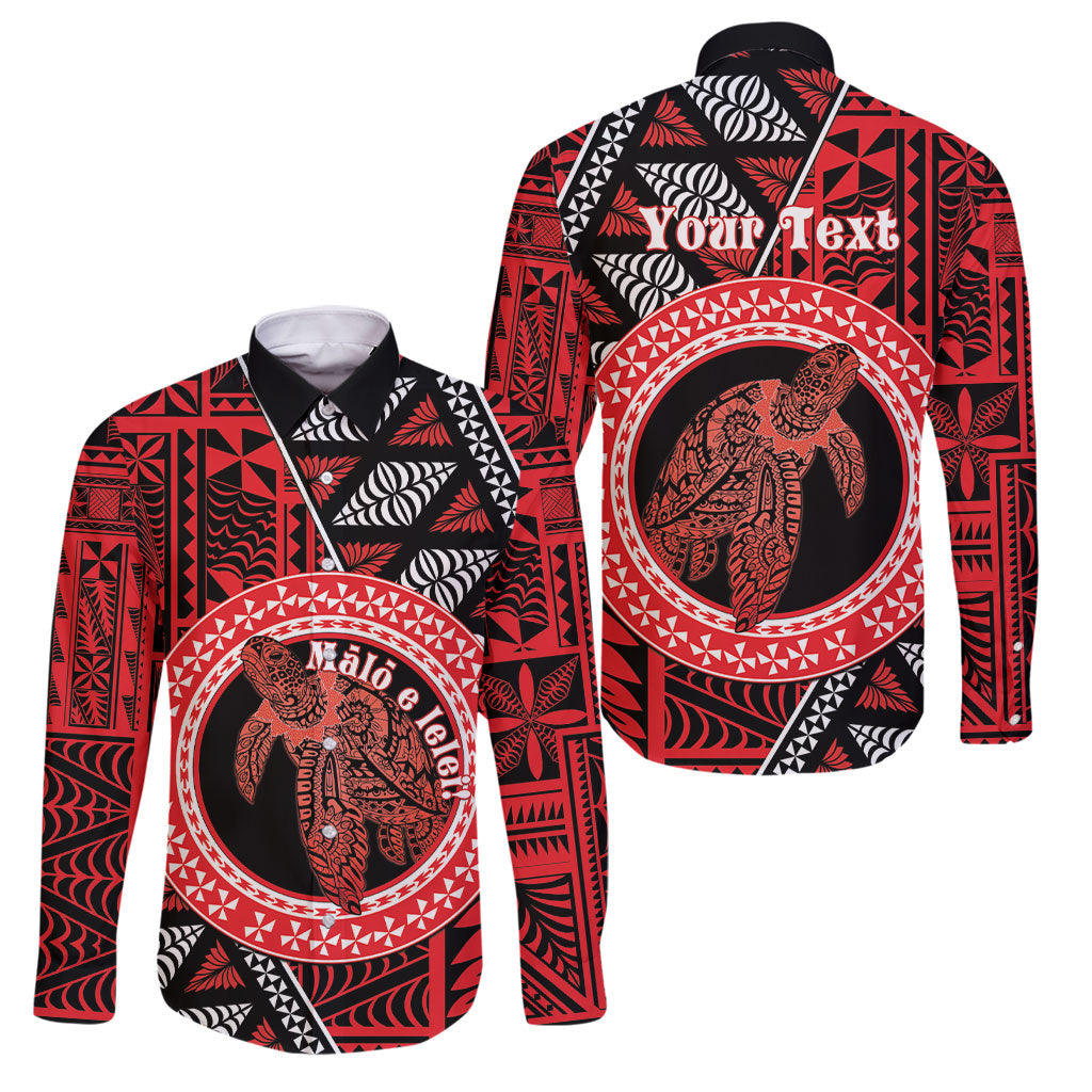 Personalised Tonga Language Week Family Matching Tank Maxi Dress and Hawaiian Shirt Heilala Turtle Malo E Lelei