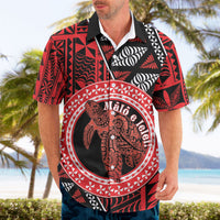 Personalised Tonga Language Week Hawaiian Shirt Heilala Turtle Malo E Lelei