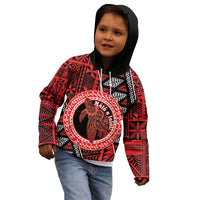 Personalised Tonga Language Week Kid Hoodie Heilala Turtle Malo E Lelei