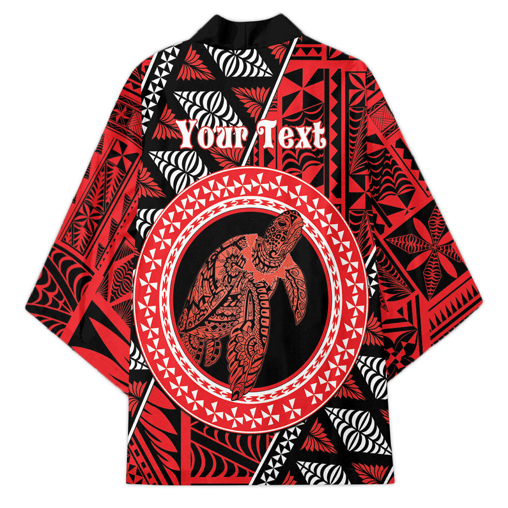 Personalised Tonga Language Week Kimono Heilala Turtle Malo E Lelei