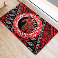 Tonga Language Week Rubber Doormat Heilala Turtle Malo E Lelei