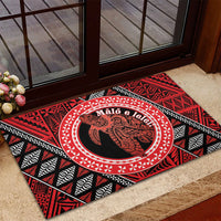 Tonga Language Week Rubber Doormat Heilala Turtle Malo E Lelei
