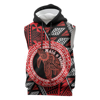Personalised Tonga Language Week Sleeveless Hoodie Heilala Turtle Malo E Lelei