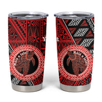 Personalised Tonga Language Week Tumbler Cup Heilala Turtle Malo E Lelei