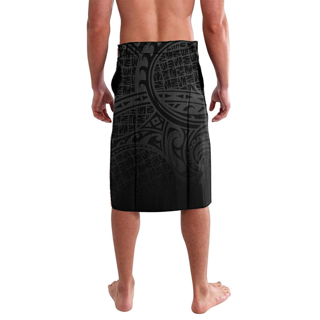 Kiwi New Zealand Personalised Lavalava NZ Map Pohutukawa Fern Maori Pattern