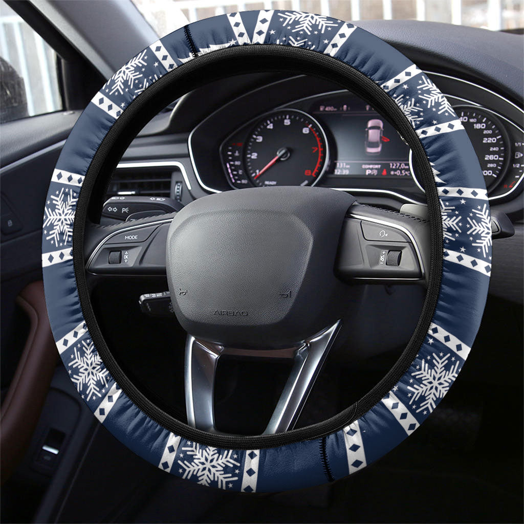 New Zealand Tui Bird Christmas Steering Wheel Cover Pohutukawa Xmas Tree Meri Kirihimete
