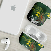 Kea Bird Kowhai New Zealand AirPods Case Mountain Landscape Maori Art