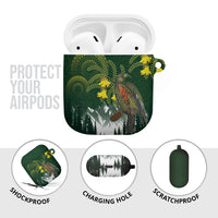 Kea Bird Kowhai New Zealand AirPods Case Mountain Landscape Maori Art
