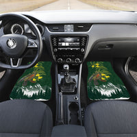 Kea Bird Kowhai New Zealand Car Mats Mountain Landscape Maori Art
