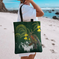 Kea Bird Kowhai New Zealand Tote Bag Mountain Landscape Maori Art