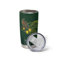 Kea Bird Kowhai New Zealand Tumbler Cup Mountain Landscape Maori Art