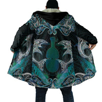 New Zealand Kotiate Weapon Cloak Aotearoa Mango Paua Shell Maori Pattern