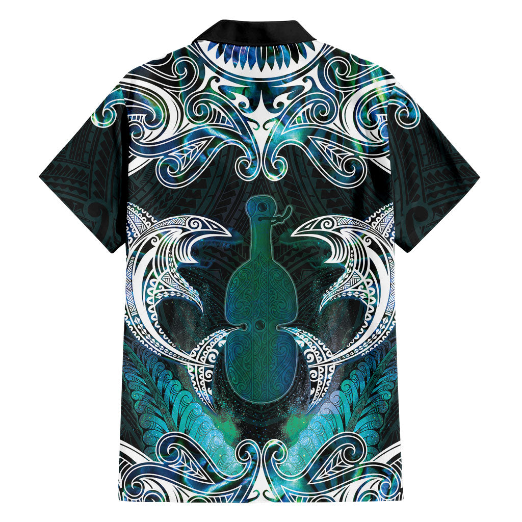 New Zealand Kotiate Weapon Family Matching Off The Shoulder Long Sleeve Dress and Hawaiian Shirt Aotearoa Mango Paua Shell Maori Pattern