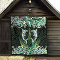 New Zealand Mere Pounamu Weapon Quilt Aotearoa Mango Paua Shell Maori Pattern