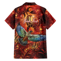 New Zealand Kea Bird Matariki Personalised Family Matching Off Shoulder Maxi Dress and Hawaiian Shirt Silver Fern Maori Pattern LT22 - Polynesian Pride