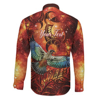 New Zealand Kea Bird Matariki Personalised Family Matching Puletasi and Hawaiian Shirt Silver Fern Maori Pattern LT22 - Polynesian Pride