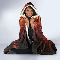 New Zealand Kea Bird Matariki Personalised Hooded Blanket Silver Fern Maori Pattern
