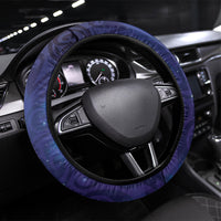 Takahe New Zealand Steering Wheel Cover Harakeke Silver Fern Maori Pattern