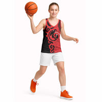 New Zealand Matariki Basketball Jersey Maori New Year Koru Pattern