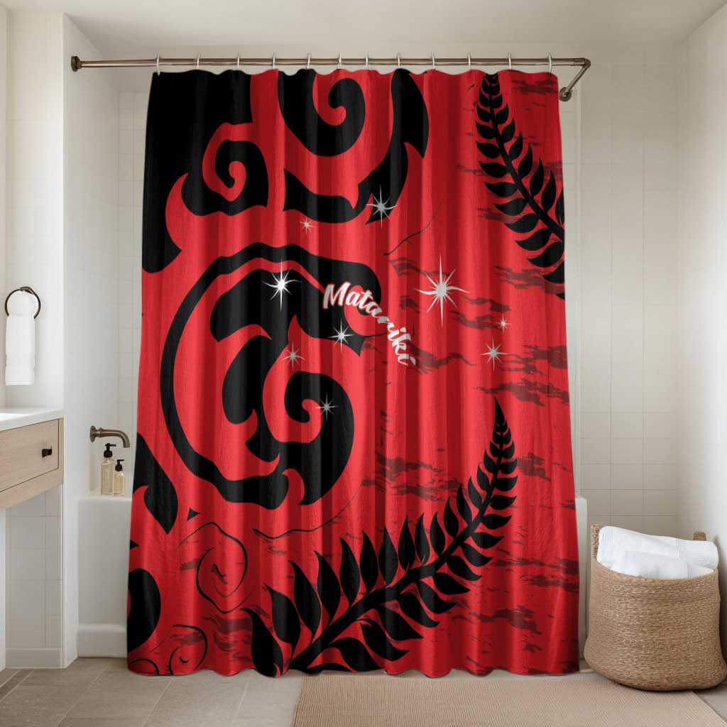 New Zealand Matariki Bathroom Set Maori New Year Koru Pattern