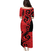 New Zealand Matariki Family Matching Puletasi and Hawaiian Shirt Maori New Year Koru Pattern LT22 - Polynesian Pride