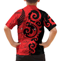 New Zealand Matariki Family Matching Summer Maxi Dress and Hawaiian Shirt Maori New Year Koru Pattern LT22 - Polynesian Pride