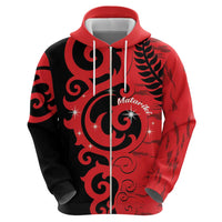 New Zealand Matariki Hoodie Maori New Year Koru Pattern
