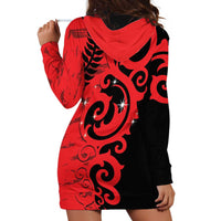 New Zealand Matariki Hoodie Dress Maori New Year Koru Pattern