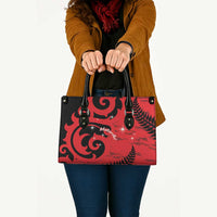 New Zealand Matariki Leather Bag Maori New Year Koru Pattern
