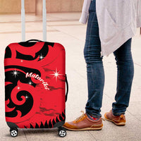 New Zealand Matariki Luggage Cover Maori New Year Koru Pattern