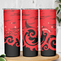 New Zealand Matariki Skinny Tumbler Maori New Year Koru Pattern