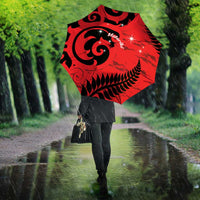 New Zealand Matariki Umbrella Maori New Year Koru Pattern
