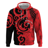New Zealand Matariki Zip Hoodie Maori New Year Koru Pattern
