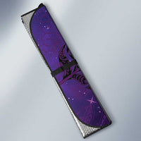 New Zealand Matariki Auto Sun Shade Maori Manaia Galaxy Silver Fern Purple Color
