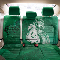 New Zealand Matariki Back Car Seat Cover Maori Manaia Galaxy Silver Fern Green Color LT22 - Polynesian Pride