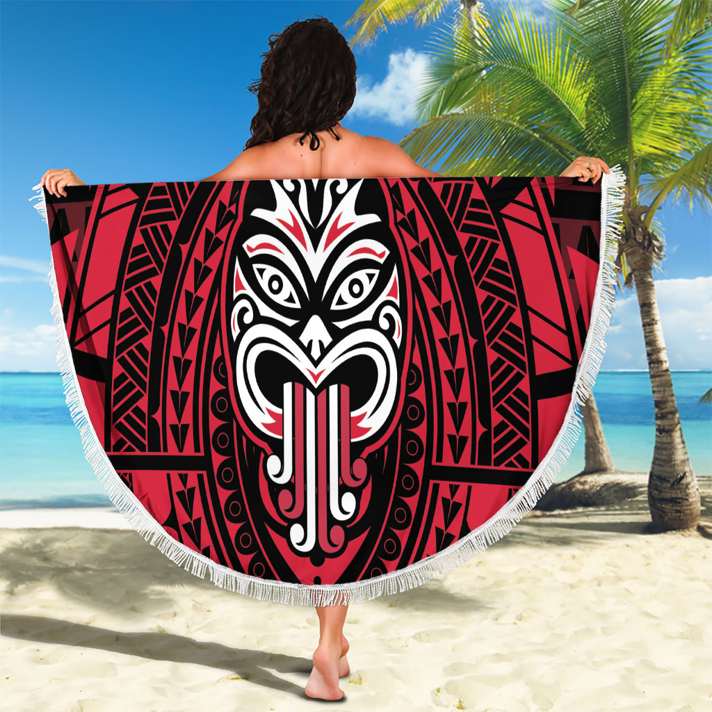 New Zealand Maori Language Week Beach Blanket Te Wiki O Te Reo Maori Hei Tiki LT22 - Polynesian Pride