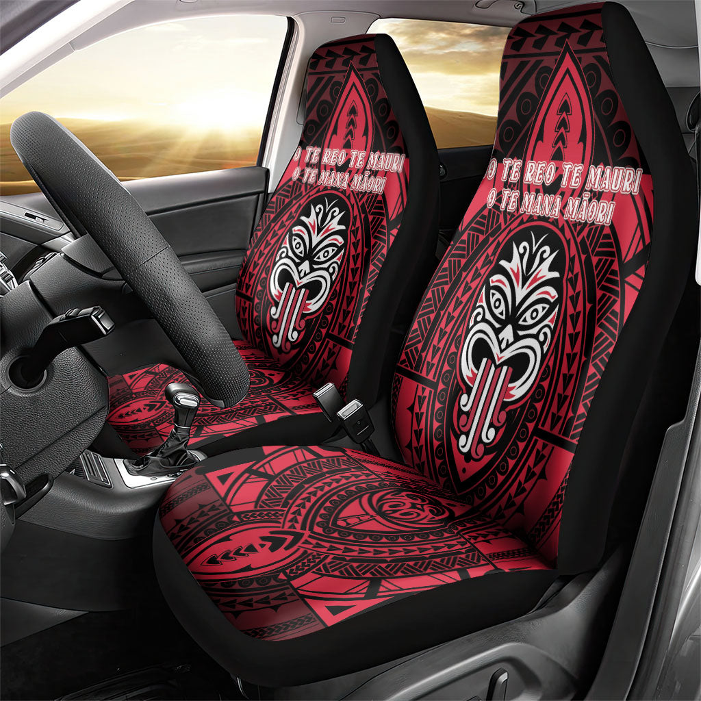 New Zealand Maori Language Week Car Seat Cover Te Wiki O Te Reo Maori Hei Tiki LT22 - Polynesian Pride