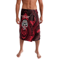 New Zealand Maori Language Week Lavalava Te Wiki O Te Reo Maori Hei Tiki LT22 Red - Polynesian Pride