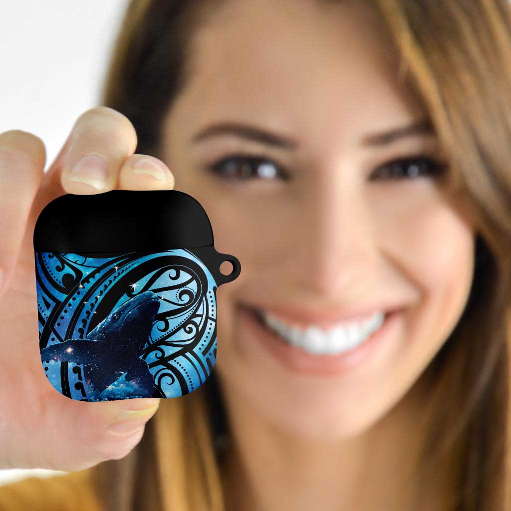 New Zealand Matariki AirPods Case Maori Humpback Whale Galaxy